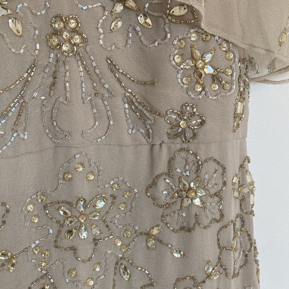 ASOS Design Drape Back Maxi Dress with Delicate Floral Embellishment - Picture 8 of 11